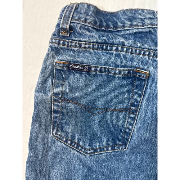 Vintage Jordache Denim Jeans Womens Blue Medium Wash Stonewash Straight Leg - Picture 7 of 10